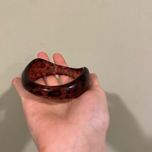 Leopard Print Bangle Bracelet